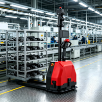 Robot Forklift AGV Otomatis Jeeda Pengangkut Pallet 1500kg Forklift Listrik Otonom untuk Gudang AGV AMR FORKLIFT