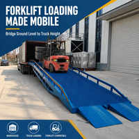 Pont de chargement mobile hydraulique de 12 tonnes, plateforme de déchargement de conteneurs, rampe de soutien personnalisable, acier au carbone, certifié ISO CE