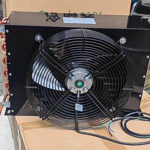 Condensador de tubo de cobre refrigerado por aire de 1/2HP con motor de ventilador para piezas de refrigeración en hoteles, restaurantes, construcción - Product Image 2