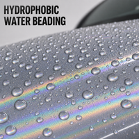 Film de protection de voiture en TPU holographique gris 1,52*15m 7,5mil, finition mate prismatique, résistant aux UV, pour enveloppement et décoration automobile