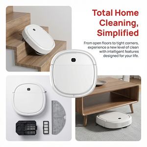 Aspiradora Robótica Inteligente con Filtro HEPA y Limpieza Automática para Uso Doméstico, Barre y Lava en Uno - Product Image 2