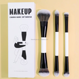 Lilywild OEM Đen <span class=keywords><strong>Make</strong></span> <span class=keywords><strong>Up</strong></span> Trang Điểm Bàn Chải Thiết Lập Tùy Chỉnh 15 Pcs 15 Pcs Bàn Chải Bộ Với Chủ Túi - Product Image 6