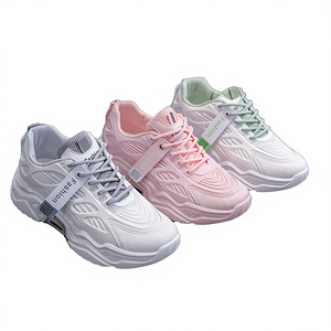 Zapatillas Deportivas de Moda para Mujer, con Cordones, de Malla, Cómodas, Acolchadas, Transpirables, Ligeras, con Plataforma para Caminar, Casuales, de Primavera - Product Image 4