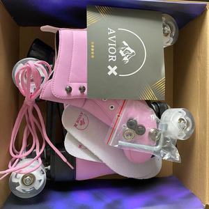 प्रत्येक नए आगमन वाले रोलर स्केटिंग जूते थोक किराये के रोलर स्केट्स 4 पहियों वाले क्वाड रोलर स्केट जूते महिलाओं, वयस्क लड़कियों के लिए - Product Image 5