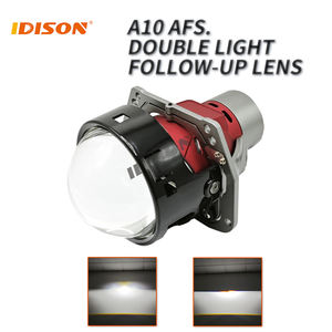 IDISON A10 3 pulgadas AFS gama alta 60W 50W 3100lm 6000K láser <span class=keywords><strong>rojo</strong></span> dirección sensible faro automotriz lente del proyector - Product Image 4