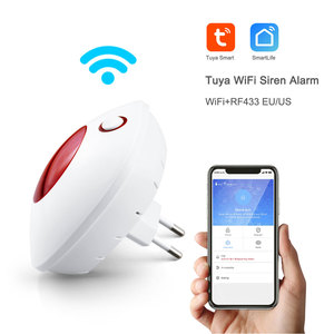 Sirena Estroboscópica Inteligente WiFi Tuya de 110dB para Interiores con Sensores Inalámbricos de 433Mhz PST-SN11, Precio de Fábrica al por Mayor - Product Image 2