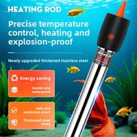Tige chauffante électrique automatique à température constante en acier inoxydable 100W de haute qualité pour aquarium et terrarium (Guangdong)
