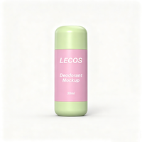 Flacon de déodorant solide 30 ml en PP, conteneur de crème, emballage personnalisé avec logo pour baume parfumé solide, idéal pour le bureau et les trajets quotidiens