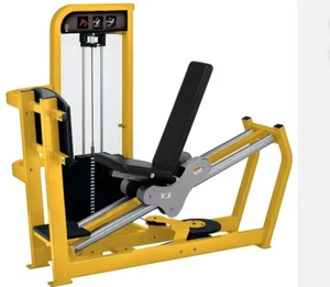 Prensa de piernas sentada con carga de placa comercial, equipo de Fitness, máquina de selección de carga de pines - Product Image 4