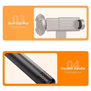 Caliente C10 1,83 M Rechargebal teléfono móvil 3 en 1 interpretado Selfie Stick trípode coche para Vlog - Product Image 5
