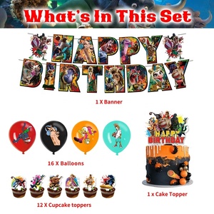 GOAT - Juego de Decoraciones para Fiesta de Cumpleaños del Mejor de Todos los Tiempos, Pancarta, Adorno para Pastel, Globos, Espirales Colgantes para Niños y Niñas - Product Image 5