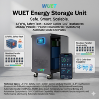 Batterie de stockage d'énergie domestique haute efficacité à économie d'énergie, 48 kWh, garantie CAN de 5 ans, réduction des factures mensuelles d'électricité