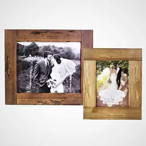 Custom 11*12 Dorp Vintage Massief Hout Collage Decoratieve Display Fotolijsten Fabrikanten