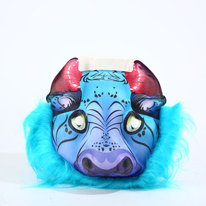 <span class=keywords><strong>Masque</strong></span> <span class=keywords><strong>de</strong></span> tête <span class=keywords><strong>de</strong></span> cheval en PVC effrayant pour costume d'Halloween, idéal pour les fêtes et les bals masqués - Product Image 2