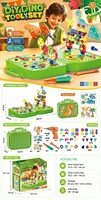 Jouet éducatif, blocs de construction DIY, puzzle magique, constructeur à vis, assemblage créatif, jouet amusant, jeu de société, puzzle DIY, ensemble d'outils DIY