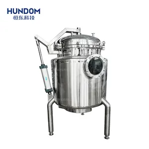 Stainless steel steam heating pressure cooking kettle commercial jacket pressure cooker with pneumatic device