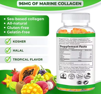 Bonbons au collagène marin WELLBODY pour blanchir la peau et lutter contre le vieillissement Suppléments au collagène de marque privée OEM/ODM