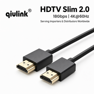 Cable HDMI 2.0 Ultra Delgado 4K, 18Gbps, OD 4.0MM, Cable HDMI Flexible Delgado 4K 60Hz <span class=keywords><strong>HDR</strong></span> para Gimbal, Laptop, Cámara, Monitor, PS5 - Product Image 1
