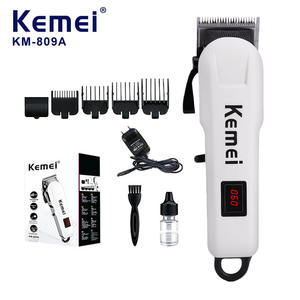 Tondeuse à cheveux électrique Kemei 20 cm professionnelle rechargeable avec écran LCD pour hommes - Product Image 4