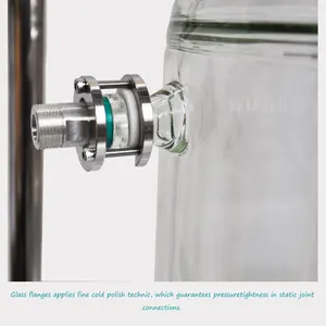 100L Phòng Thí Nghiệm Hóa Học Thủy Tinh Lò Phản Ứng/Phản Ứng Tàu/Trộn Lò Phản Ứng - Product Image 3