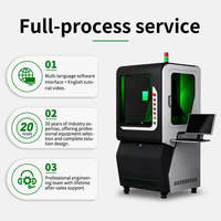 Máquina de Marcado Láser UV CKMACHINE Lista para Proyectos, Estación de Trabajo de Escritorio Totalmente Cerrada para Marcado de Joyería, Relojes y Dispositivos Médicos