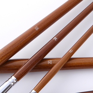 Ensemble de 13 pinceaux à <span class=keywords><strong>peinture</strong></span> pour artistes, poils en nylon, manche long en bois, pinceaux professionnels pour la <span class=keywords><strong>peinture</strong></span> artistique et le <span class=keywords><strong>dessin</strong></span> - Product Image 4