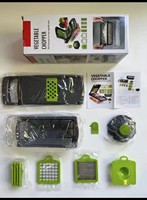 Multifunctionele handmatige keuken snijmachine, aardappelmes, grinder, voedselverwerker, snijmachine, raspmachine, 16-in-1