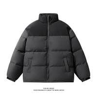 Manteau Doudoune Longue Personnalisée pour Homme 2025 Coupe-Vent avec Capuche et Logo, Grandes Tailles, Veste d'Hiver d'Extérieur