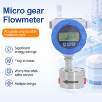 Medidor de Flujo de Engranajes Circulares Digital, Instrumento de Medición de Flujo de Líquidos de Alta Viscosidad, Micro, Industrial, de Acero Inoxidable