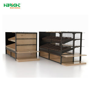 Étagères de présentation en bois et métal avec crochets - Vente flash - Product Image 3