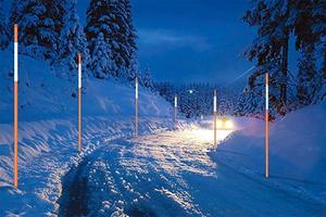 Высокопрочные тянущиеся круглые Твердые Стекловолоконные стержни со снежными стойками, светоотражающие маркеры для подъездной дорожки - Product Image 5