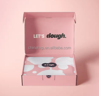 Emballage en carton pliable biodégradable personnalisé en gros pour gâteaux, biscuits, cookies, beignets avec logo