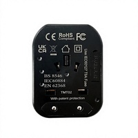 Adaptateur de chargeur universel PD 35W ignifuge avec USB Type C et broches rétractables certifié CE RoHS FCC UKCA pour les voyages d'affaires