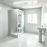 Maisons conteneurs, toilettes portables à panneaux sandwich, petites maisons, salles de bain, cabines, installations de douche, toilettes mobiles, camping en plein air