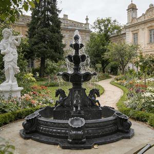 <span class=keywords><strong>Fontaine</strong></span> en marbre de 3 mètres sculptée avec des statues des déesses des quatre saisons pour la décoration des parcs - Product Image 2