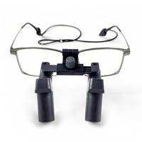 Système de grossissement dentaire complet Micare, loupes prismatiques 6,5X et peigne de phare ultra lumineux pour médecin