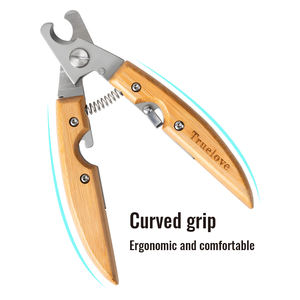 बिल्लियों कुत्तों के लिए पेशेवर बांस पालतू नाखून क्लिपर पर्यावरण के अनुकूल स्टेनलेस स्टील कुत्ते के अनुकूल स्टेनलेस स्टील कुत्ते त्रिमर सुरक्षा गार्ड आसान - Product Image 5