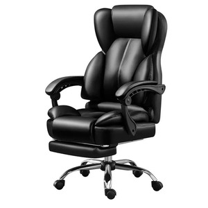 <span class=keywords><strong>Chaise</strong></span> de bureau de luxe en cuir inclinable ergonomique avec repose-pieds Cadeira Presidente <span class=keywords><strong>Chaise</strong></span> De Bureau Ergonomique - Product Image 3