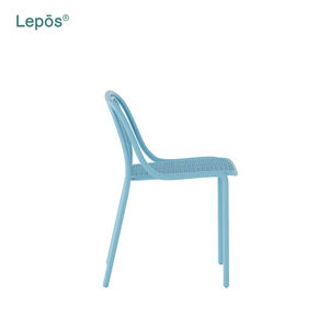 Moderno ligero a prueba de herrumbre apilable Patio muebles de aluminio al aire libre Silla de comedor para jardín Bistro Hotel restaurante café - Product Image 3