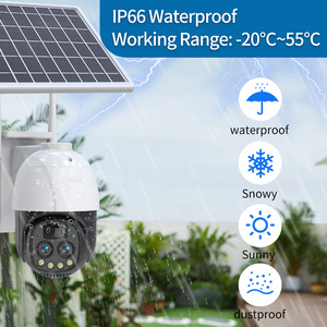 IP66 HD IP <span class=keywords><strong>CCTV</strong></span> 360 ağ De gözetim Sans Fil otomatik izleme düşük güç 10X ZOOM açık Eseecloud 4G çift PTZ güneş kamera - Product Image 5