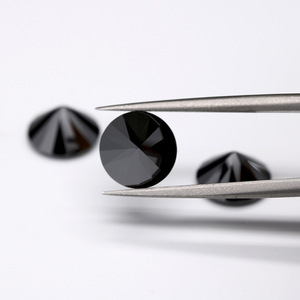 Moissanite Loose Diamond Round Black Eight Heart Eight Arrow Cut Jewelry Setting Stones For Jewelry Making - Product Image 4