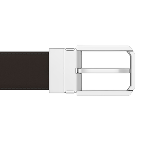 Carosung Pin fibbia per uomo in pelle di ricambio per cintura da 1.25 pollici di alta qualità in acciaio inox classico fibbia per cintura in argento - Product Image 5