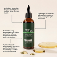Huile capillaire biologique personnalisée avec logo, huile épaississante pour le cuir chevelu, huile essentielle pour la croissance des cheveux, soin capillaire