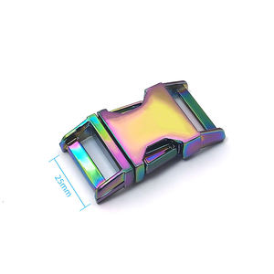 Kit de quincaillerie robuste et écologique en or rose pour la vente en gros |   Sangles à boucle latérale en métal avec <span class=keywords><strong>logo</strong></span> personnalisé et mousqueton |   Professionnel - Product Image 4