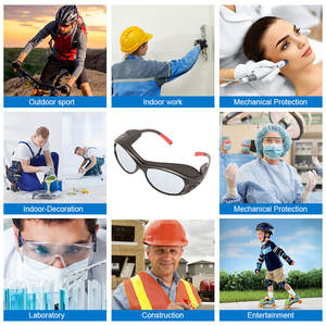 แว่นตาป้องกันการกระแทกป้องกันการเกิดฝ้าแว่นตานิรภัยสำหรับใช้งานป้องกันดวงตาดีไซน์ใหม่2024 - Product Image 6