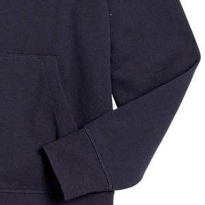 Custom <b>Men's</b> Cotton Blend Woven Fabric Autumn Eco-Friendly Oversized Drop Shoulder Pullover Hoodie - Product Image 6