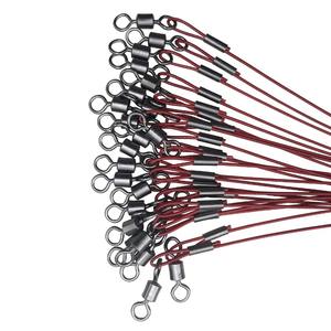 1pcs 50cm <span class=keywords><strong>de</strong></span> long et épais <span class=keywords><strong>fil</strong></span> d'acier 1mm <span class=keywords><strong>de</strong></span> diamètre ligne anti-morsure <span class=keywords><strong>fil</strong></span> avant pour mer rivière pêche bateau ceinture <span class=keywords><strong>de</strong></span> pêche rotative - Product Image 3