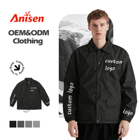 Vestes coupe-vent personnalisées les plus vendues, légères, imperméables, vestes d'entraîneur, veste de pluie en nylon personnalisée