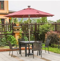 Parasol de jardin cantilever de luxe en aluminium au design moderne, imperméable et écologique, pour mobilier de terrasse
