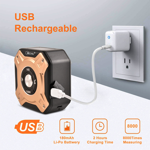 2 trong 1 laser có thể sạc lại khoảng cách mét 40m Độ chính xác cao Laser Rangefinder laser kỹ thuật số đo băng 5m - Product Image 6